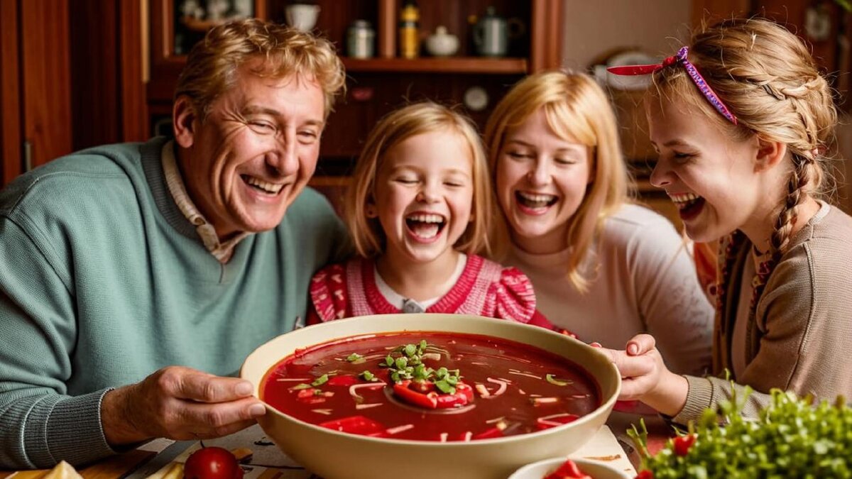 Борщ и семейное счастье
