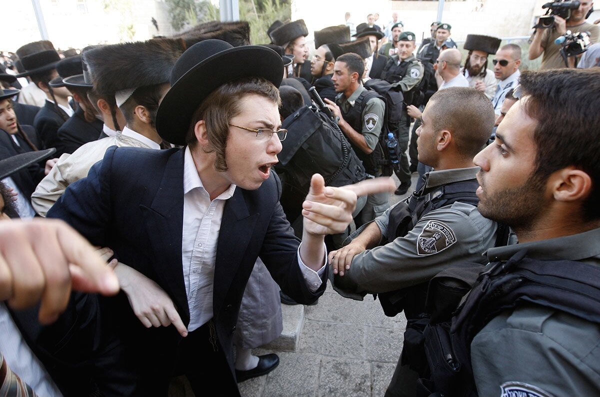 Еврейские протесты могут быть жесткими. Архивное фото из откр. источников