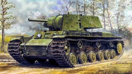 War Thunder | Бой на Танке КВ-1 на 12 фрагов -Бронь и Мощь!