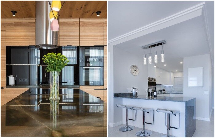 Классическими считаются острова квадратной и прямоугольной формы