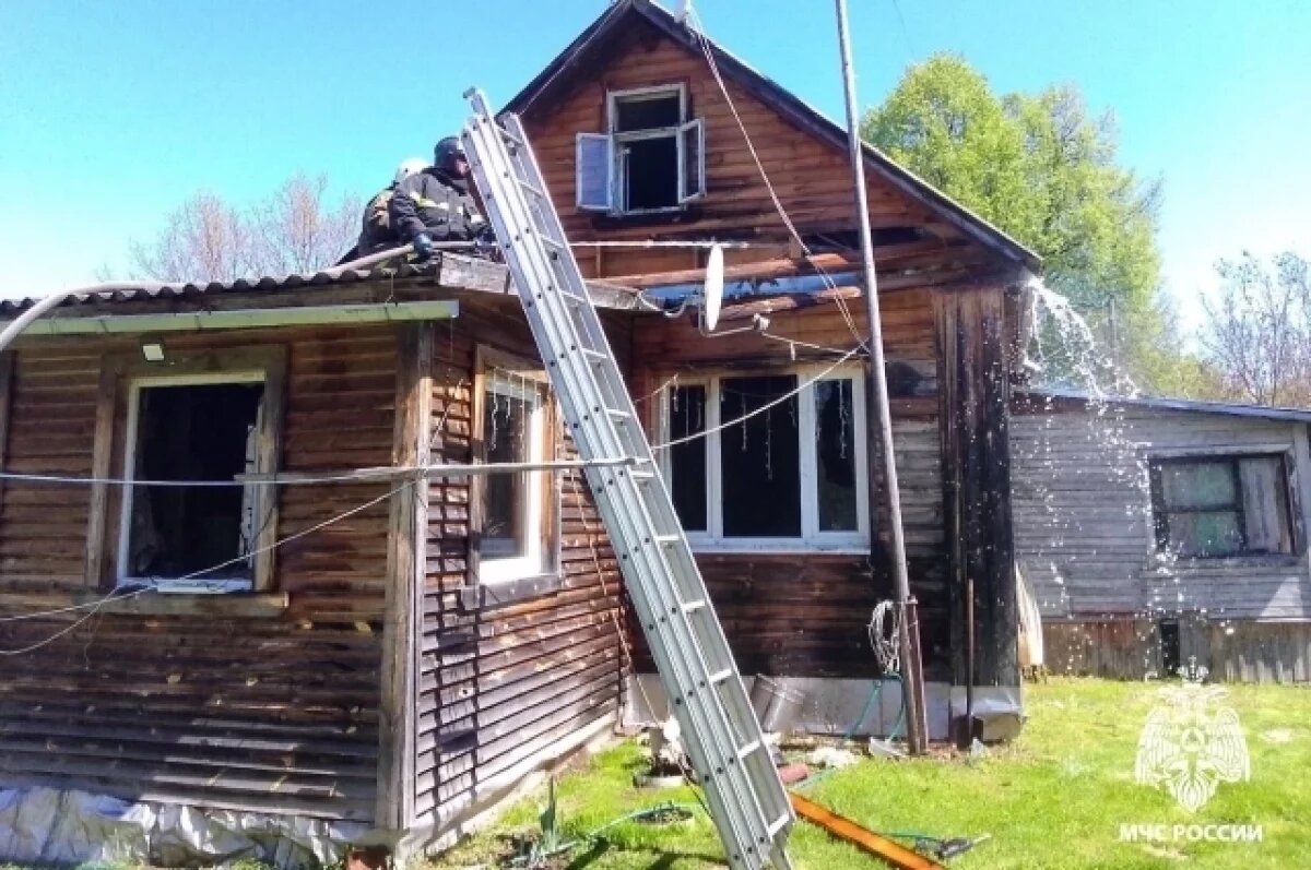    В Калязинском округе потушили пожар в жилом доме