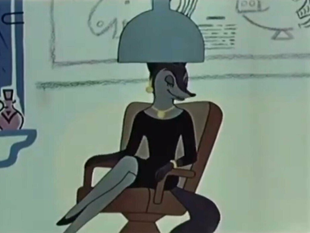 Кадр из мультфильма «Лиса, бобёр и другие», 1960 год, режиссеры Михаил и Вера Цехановские