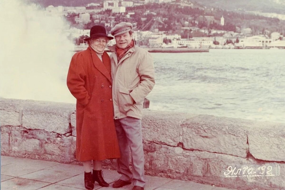    Счастливы вместе. 1992 г. Ялта.