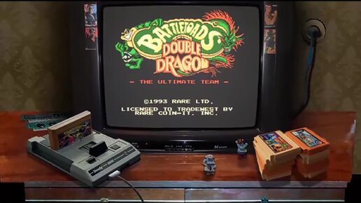 Battletoads and Double Dragon. Remake. Alternative intro music theme