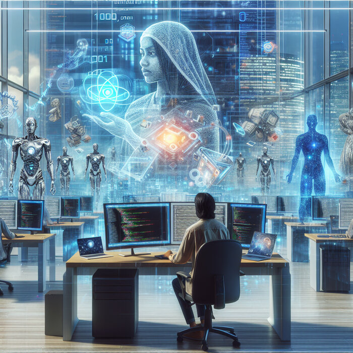 Айтишник за работой