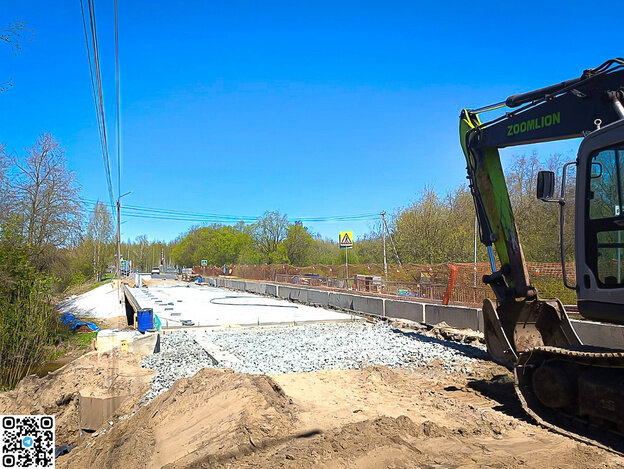    Ремонт моста через Сандаловку в Талице выполнили на 38 %