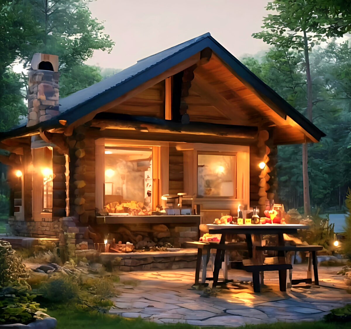 Пикник на даче