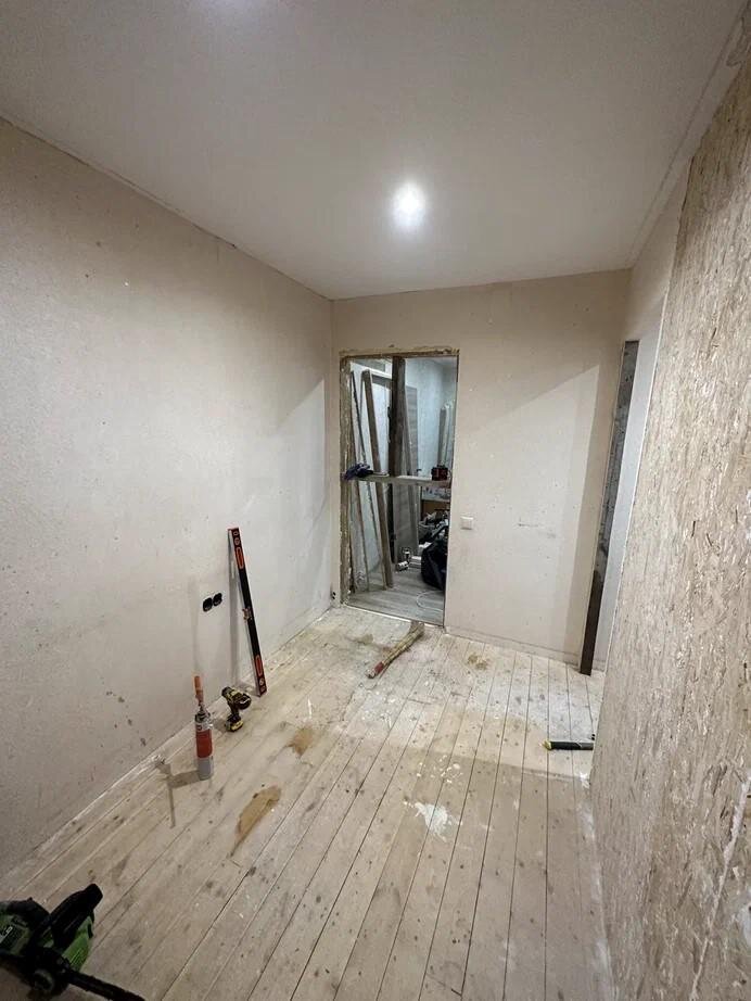 Будущее помещение под парную