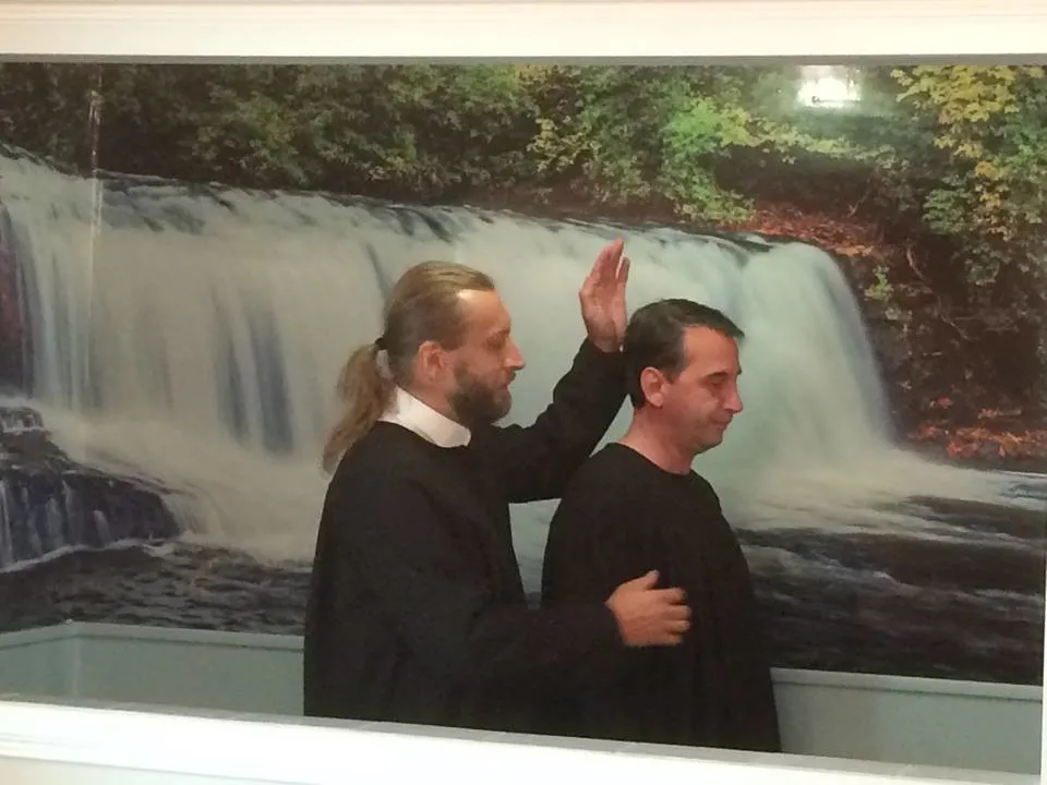 Крещу Ивона во имя Отца, и Сына, и Святого Духа