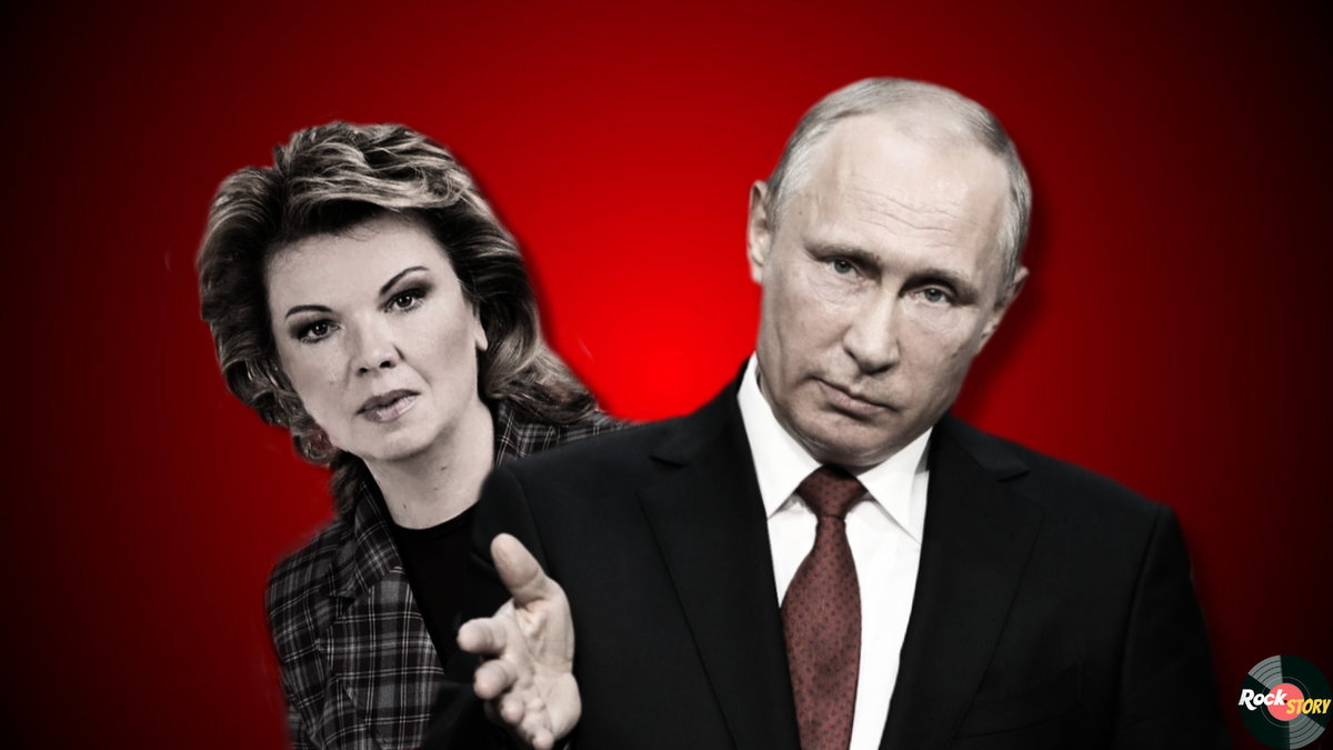 На фотографии: Елена Ямпольская и Владимир Путин 