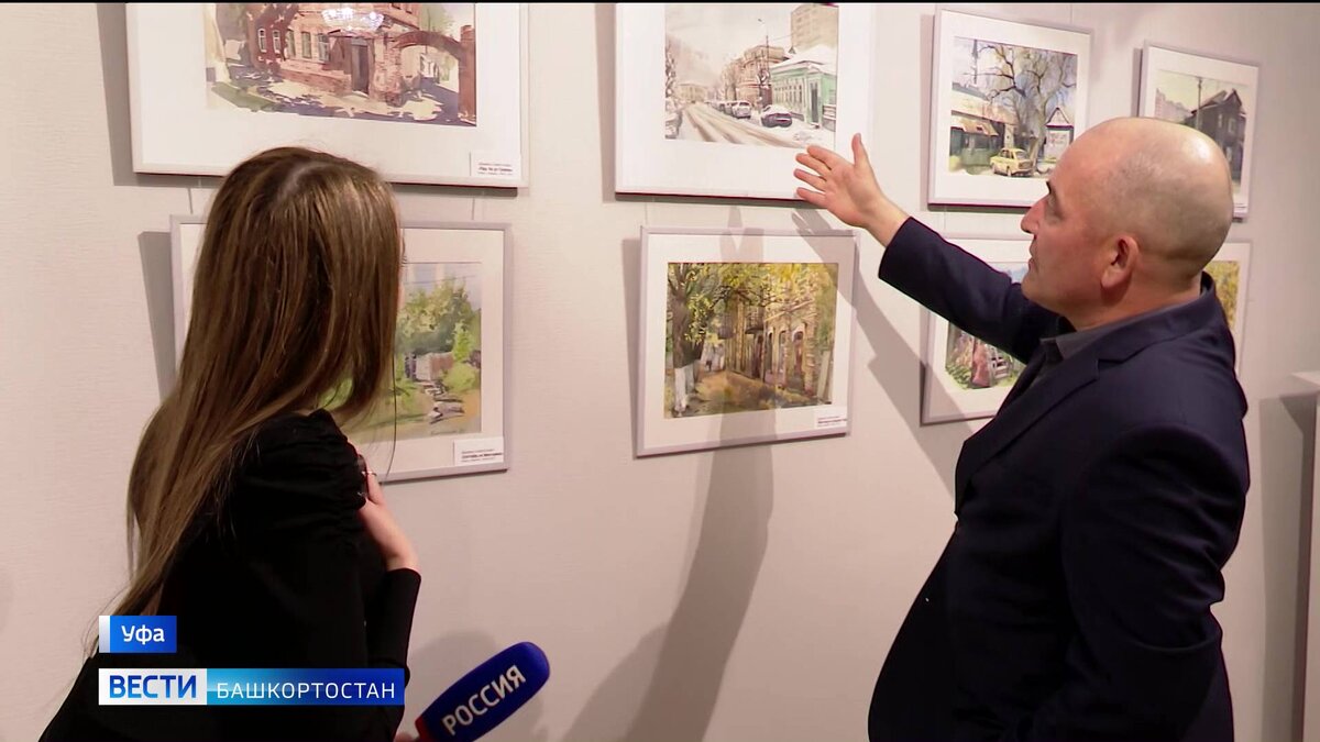    В Уфе открылась выставка художника Джамиля Ахметгалиева, посвященная 450-летию башкирской столицы
