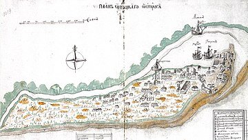 Охотский острог, 1737 год