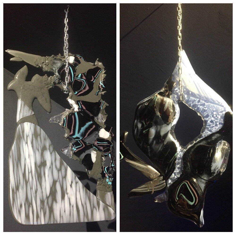 инсталляция из стекла