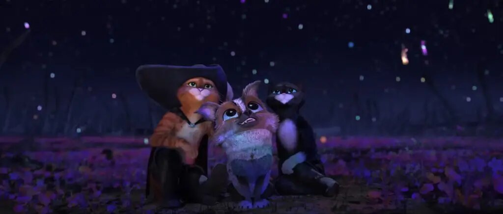 Кадр из мультфильма «Кот в сапогах: Последнее желание»