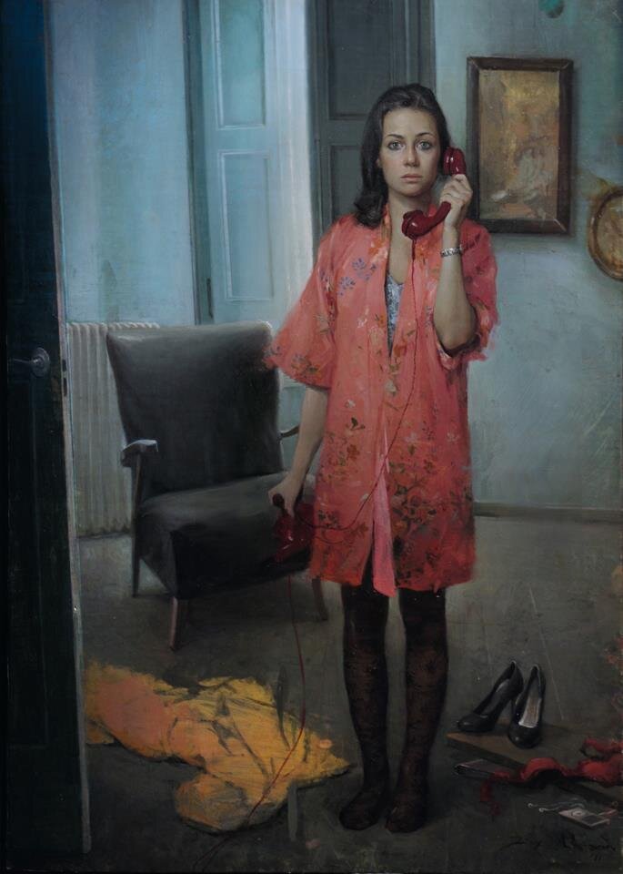 Хорди Диас Алама родом из города Гранольерс, Испания, он преподает в университете изящных искусств (графический факультет) университета Барселоны. Он считет себя художником-концептуалистом, использующим традиционные методы живописи. С 2008 года картины Хорде регулярно выставляются в галереях Испании, Италии и Англии, а в прошлом году он выиграл первый приз на «Figurativa’11», основом фестивале художников в Мадриде.