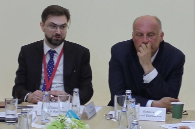    Евгнений Панкевич и Сергей Корнеев. Фото: Администрация Санкт-Петербурга