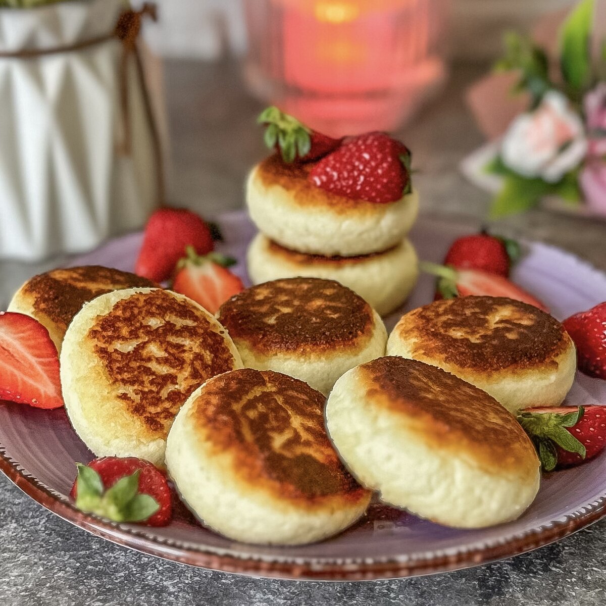 КЕТО СЫРНИКИ ИЗ РИКОТТЫ без сахара