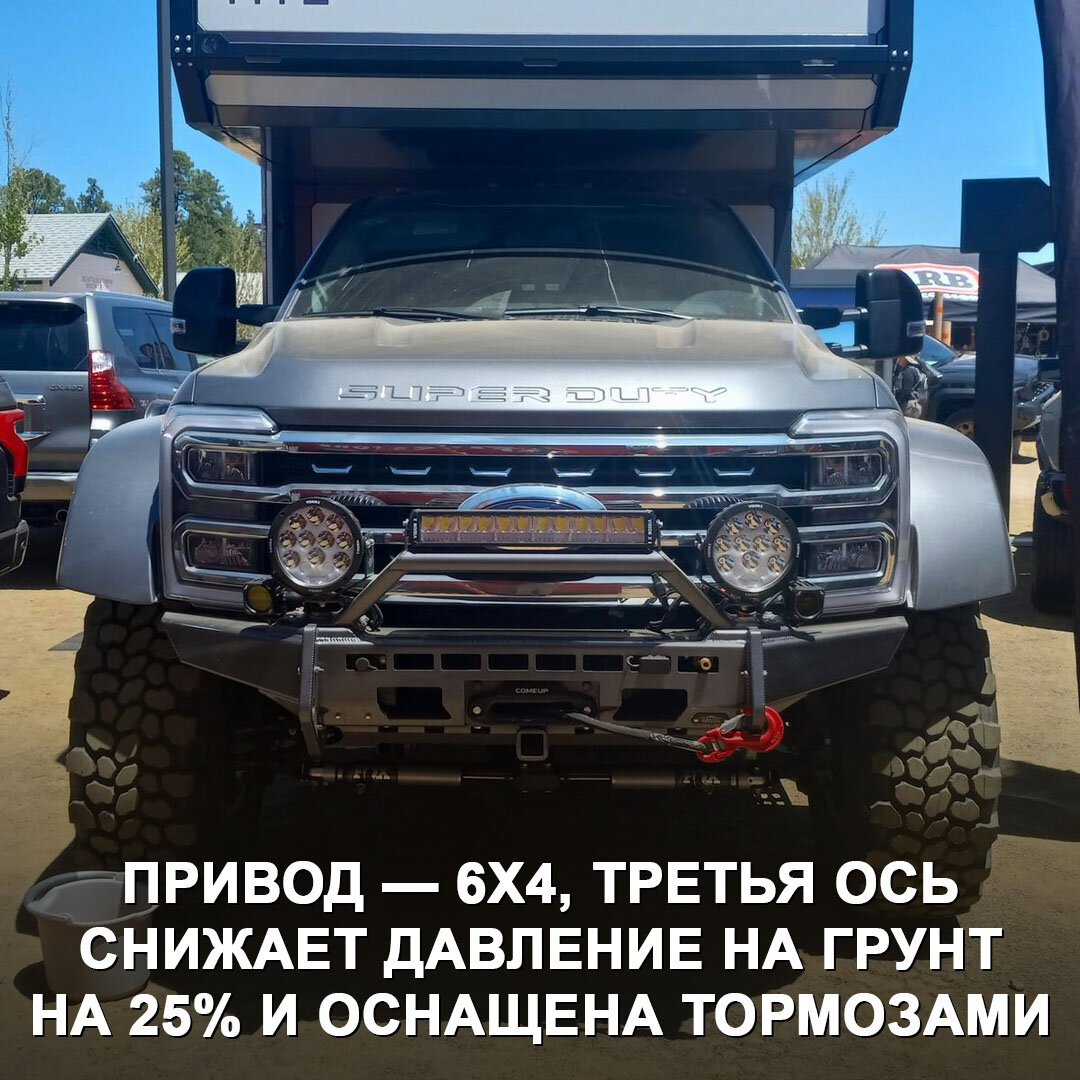 Bedrock XT2 6х4 — 6-колёсный автодом с мощным V8, который доставит природу  к вашему порогу 😎 | Дром | Дзен