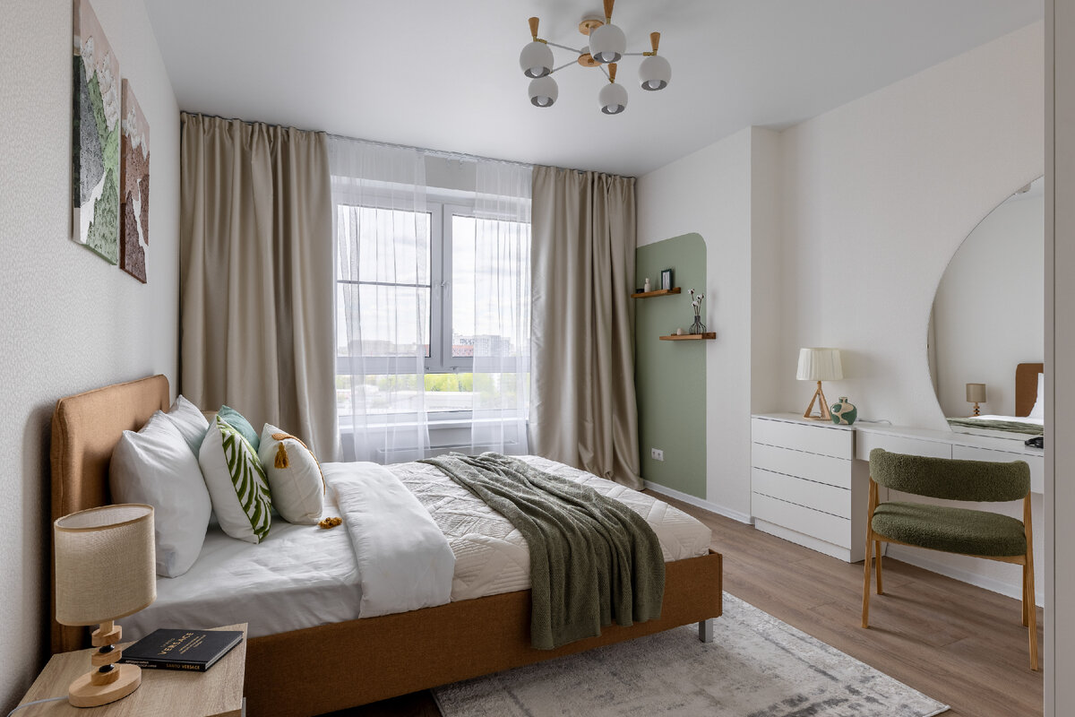 спальня. после хоумстейджинга 