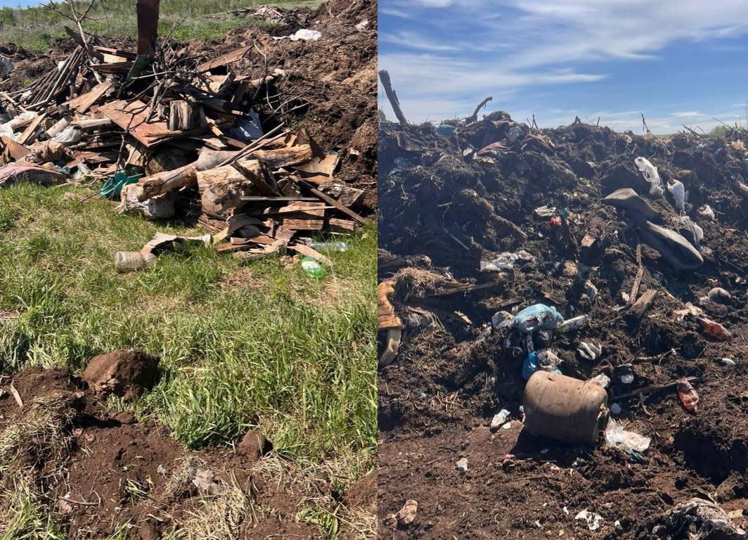    В Оренбургской области обнаружили еще одну крупную несанкционированную свалку