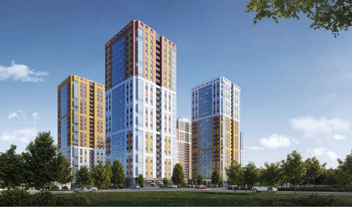 Проект и план застройки ЖК Веер Парк в Екатеринбурге