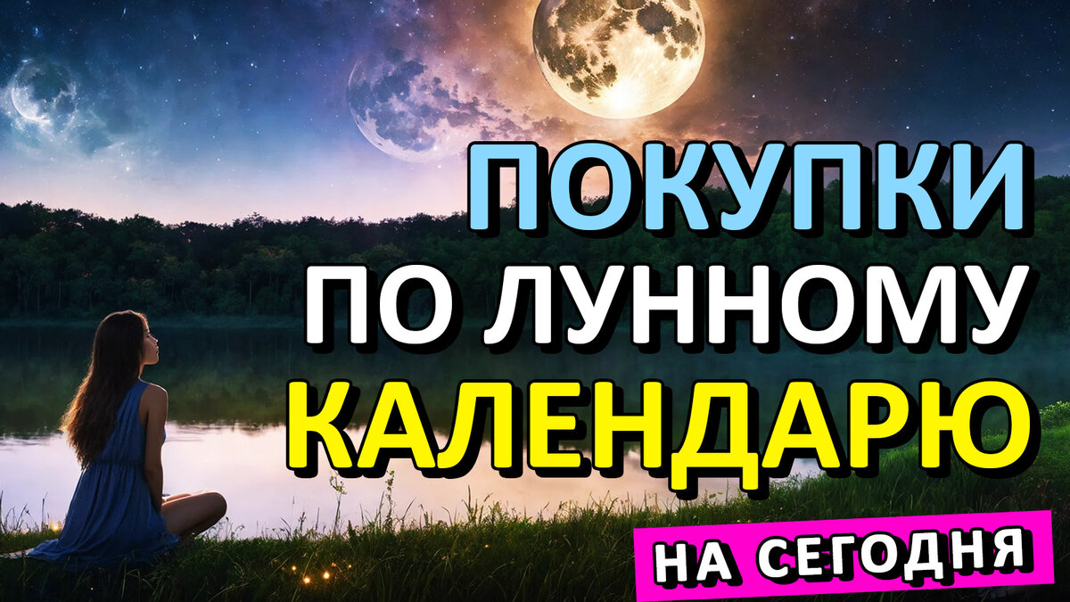 Покупки по лунному календарю на сегодня | GOFOX следуй за Лисой 🌒 | Дзен