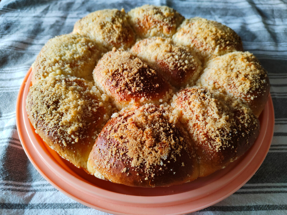 Пышные и мягкие сдобные булочки каравашки 🤗 