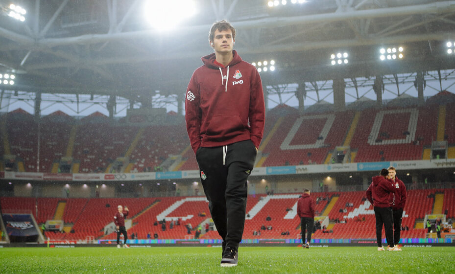    20-летний Карпукас стал получать больше игрового времени в "Локо". Фото: ФК "Локомотив"