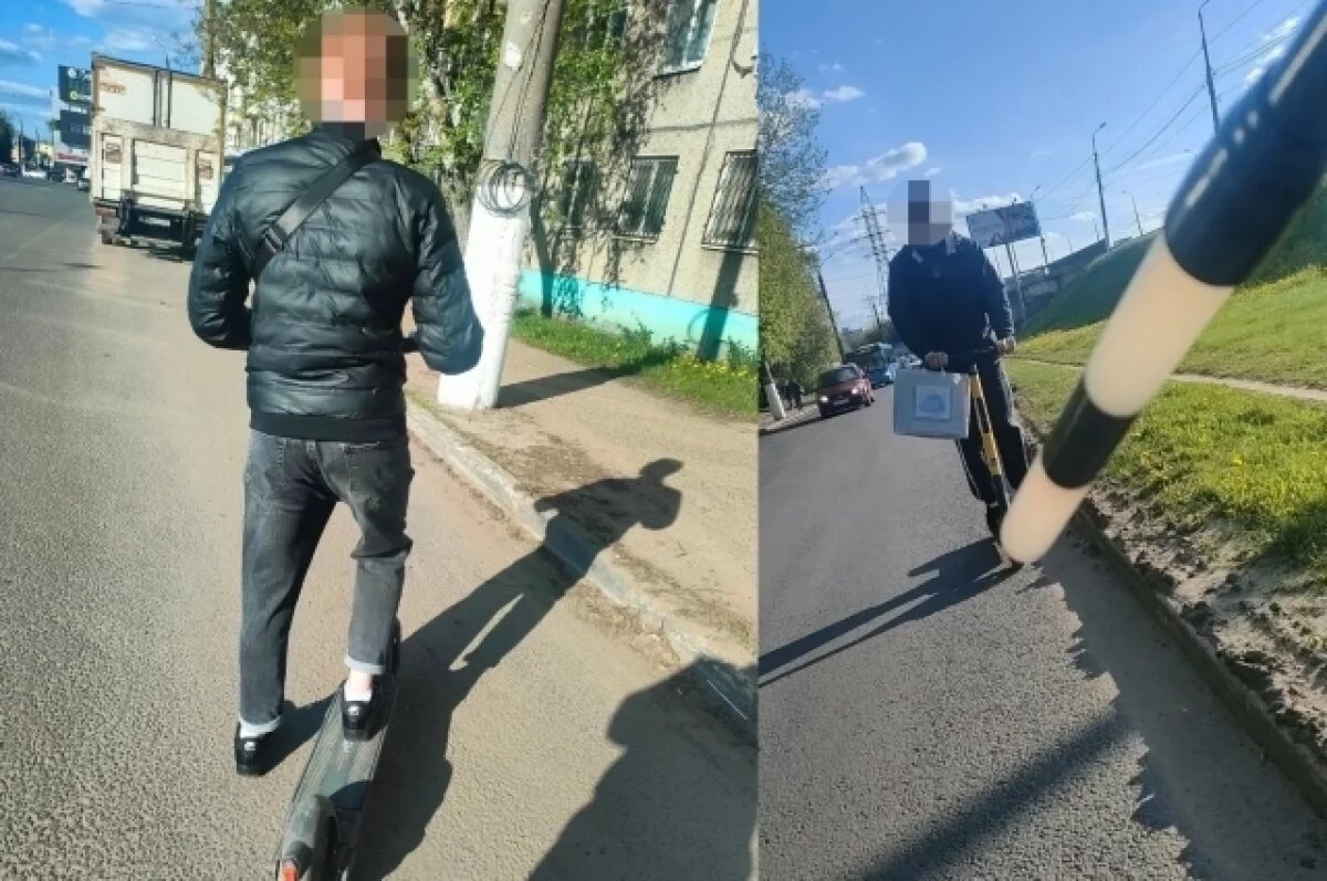    В Твери за неделю оштрафовали 18 водителей электросамокатов, нарушивших ПДД