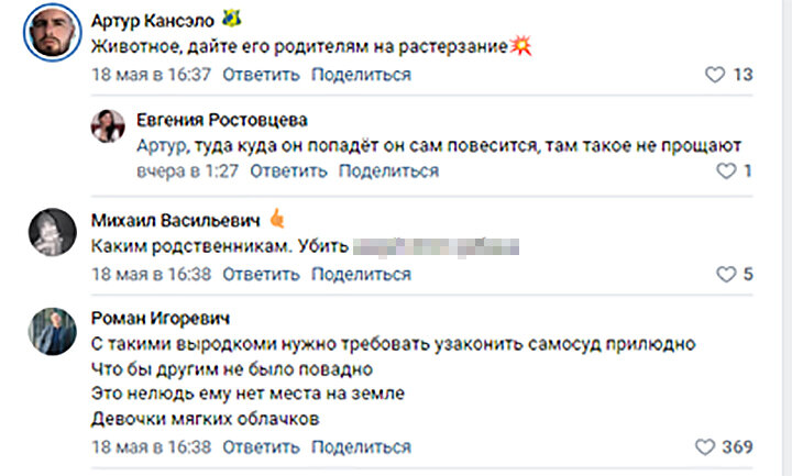 НАРОД ТРЕБУЕТ ВЕРНУТЬ СМЕРТНУЮ КАЗНЬ. СКРИН: ВК "ГЛАВНЫЙ — НОВОСТИ РОСТОВА-НА-ДОНУ — 161"
