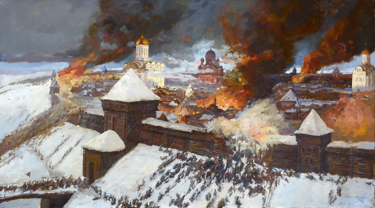 Разорение Рязани Батыем. 