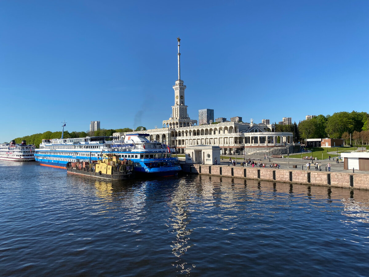 Северный речной вокзал Москвы... Фото автора