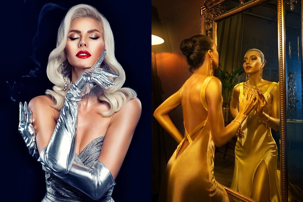 Одинаково хорошо будет смотреться как серебристый металл, так и золото📷
