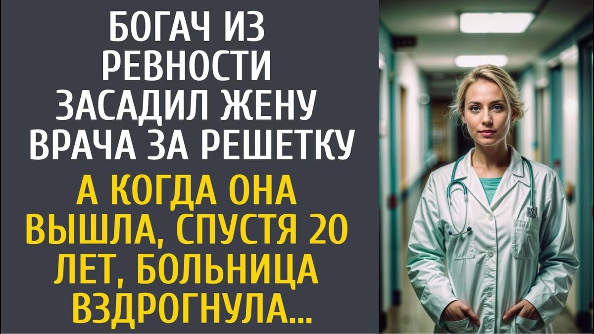 Богач из ревности засадил жену врача за решетку… А когда она вышла, вся  больница вздрогнула | Лена Брант | Дзен