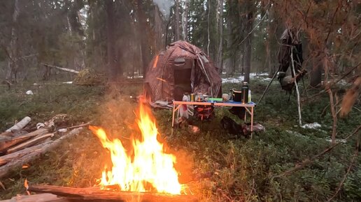 ДОБЫЛ МЯСО В ТАЙГЕ. ОХОТА НА УТОК. ВЫЖИВАЮ КАК МОГУ. ТАЁЖНАЯ ГЛУШ