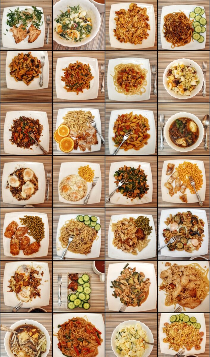 Мой рацион питания. Смесь из ПП и паназиатской кухни.