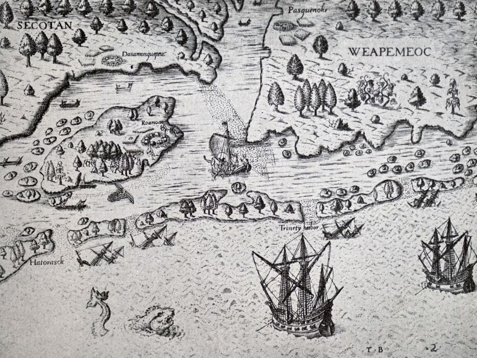 Иллюстрация местности, приблизительно 1754 год