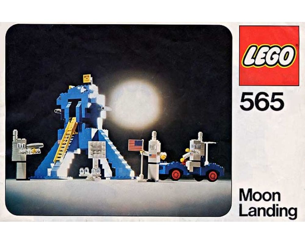 Набор LEGO® LEGOLAND Space Space «Moon Landing» (арт. 565). 1976 год (версия набора 367 для США)