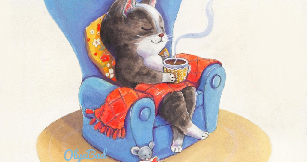 Наполнитесь уютом и нежностью с иллюстрациями Ольги Бадулиной, которые зарядят вас позитивом