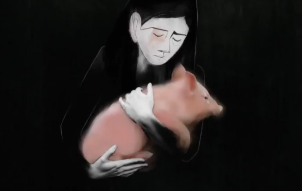 Письмо свинье / Letter to a Pig (2022) реж. Таль Кантор, продолжительность 15 минут