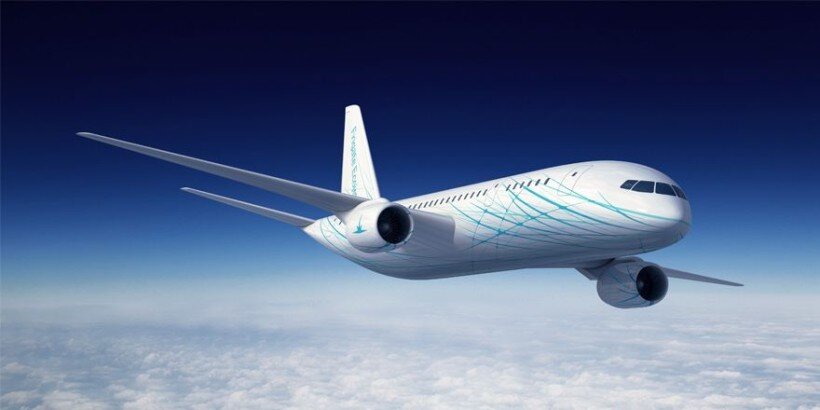 Ранее разрабатывался самолёт с овальным сечением фюзкляжа Экоджет