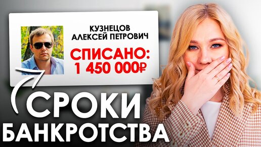 СРОКИ и ЭТАПЫ БАНКРОТСТВА | Как ускорить БАНКРОТСТВО