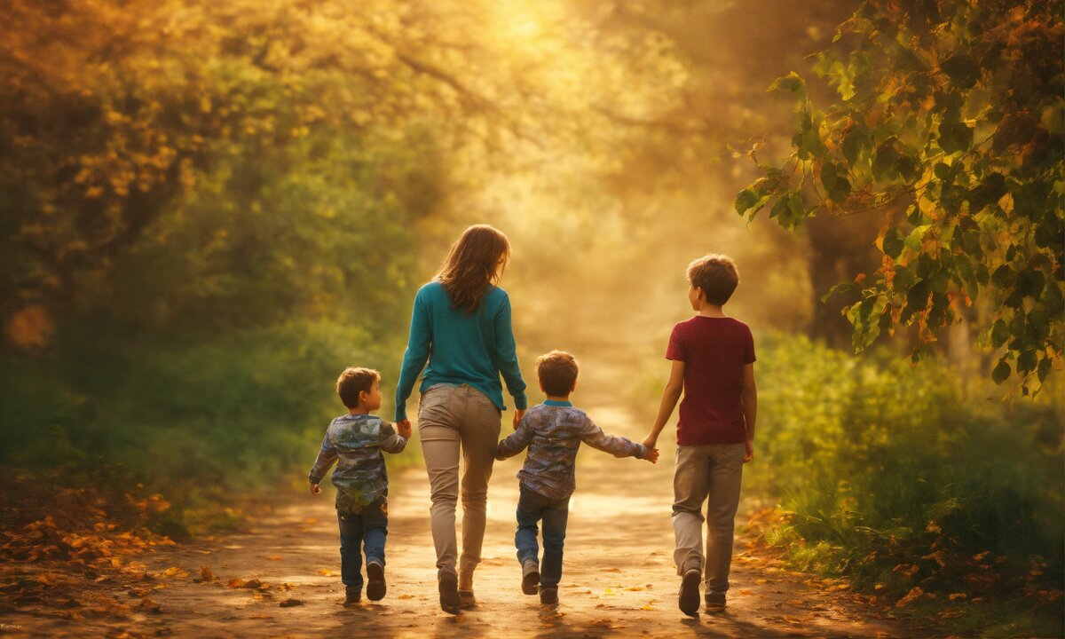 Многодетная мать