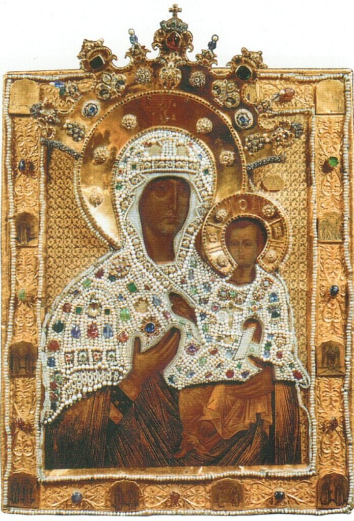 Смоленская икона Божией Матери. Москва, 1456 год. фото: wikipedia.org