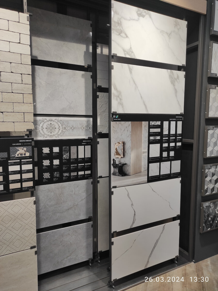 Новый формат настенной плитки 40х80 см