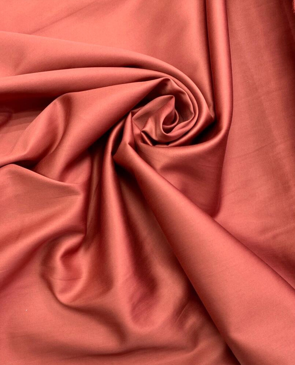 Королевский сатин в оттенке Красная Глина