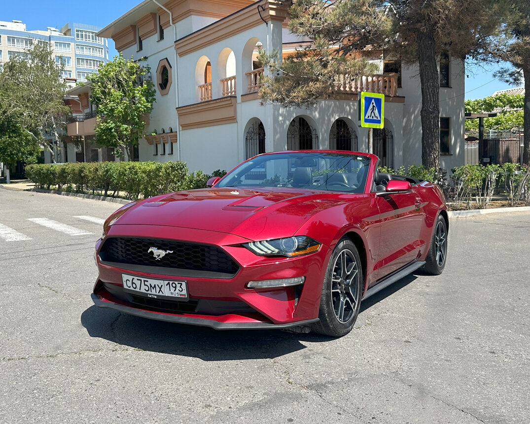 Прокат кабриолета в Анапе Ford Mustang | Автопрокат в Анапе CarTrip | Дзен