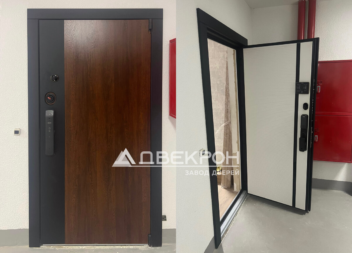 Электронная входная дверь с шумоизоляцией Двекрон Галактика для квартиры