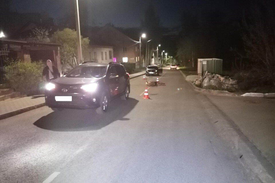    Авария случилась на улице Первомайской. Фото: ГИБДД Кировской области