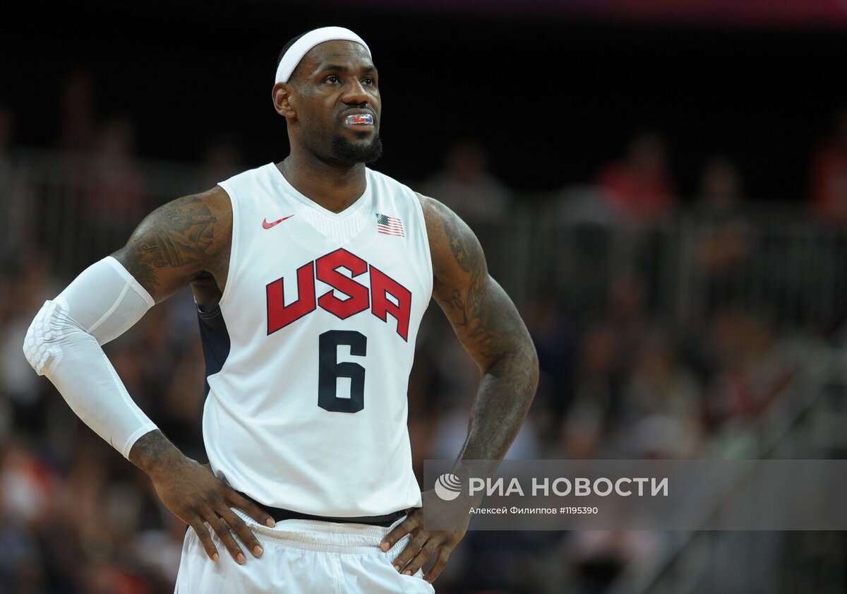 Леброн Джеймс на Олимпиаде-2012 в Лондоне